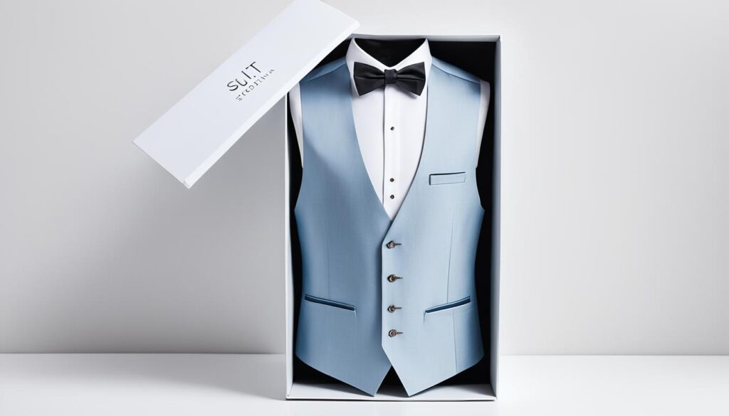 wedding suit shipping